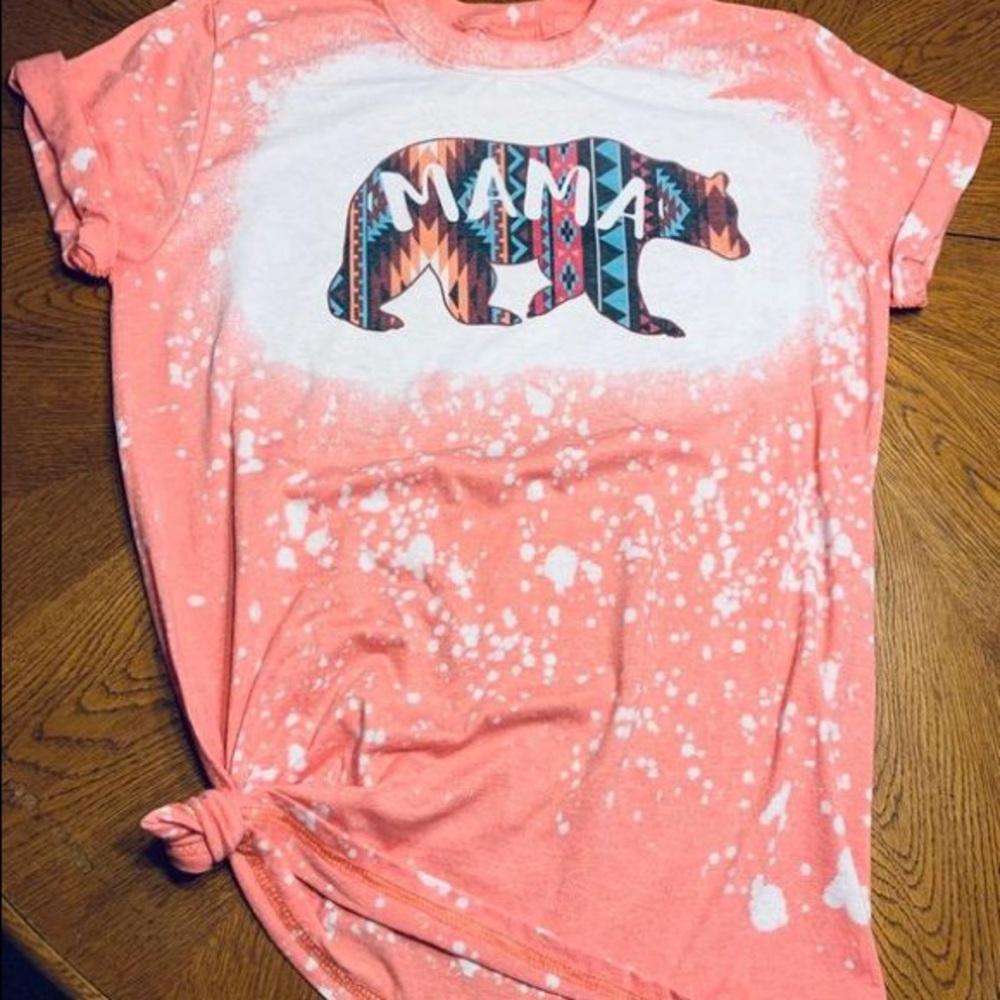 Women’s “Mama” Bleached Shirts